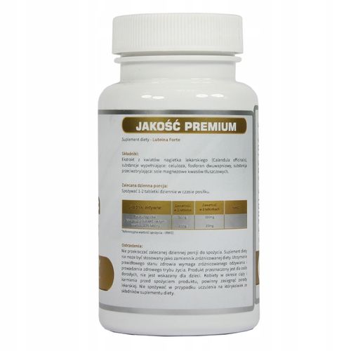 Luteina Forte 240 tabletek Ekstrakt 50 mg OCZY WZROK - 2 opakowania na Arena.pl
