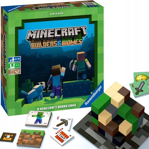 Gra planszowa Ravensburger Minecraft Builders&Biomes na Arena.pl