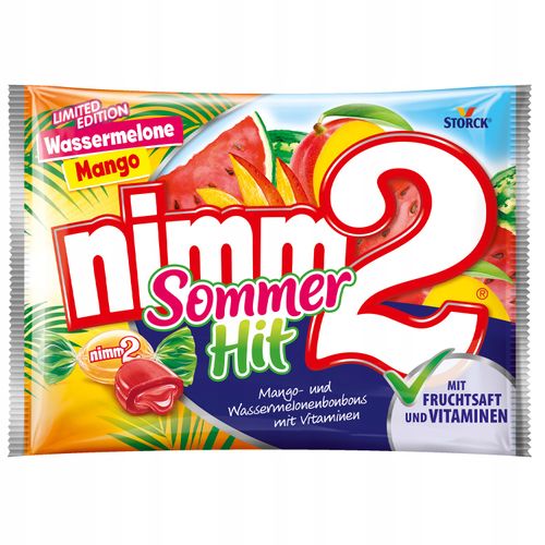 NIMM2 CUKIERKI OWOCOWE SOMMER HIT ARBUZ MANGO 300g LIMITOWANA EDYCJA na Arena.pl