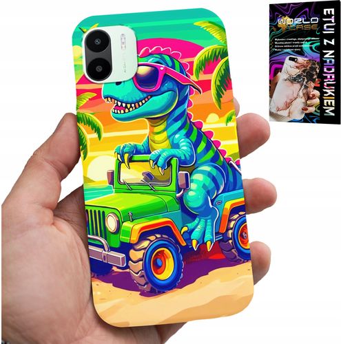 ETUI DO XIAOMI REDMI A2 - DINOZAUR W CIĘŻARÓWCE WZORY DLA DZIECI na Arena.pl