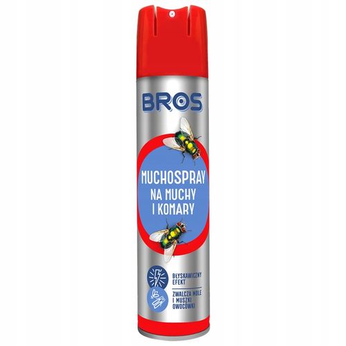 Muchospray BROS 750ml Muchozol Na Muchy Mole Muszki Owady Komary na Arena.pl