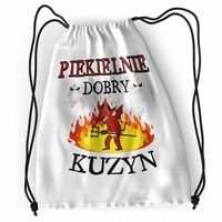 Plecak Dla Kuzyna Sportowy Szkolny Worek Torba Z Nadrukiem Ze Zdjęciem