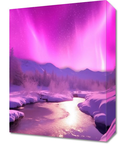 Obraz 30x40cm Aurora Nad Niebiem zdjęcie 1