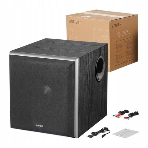 Edifier T5 Subwoofer Aktywny 70W 8" DSP MDF Głębokie Basy Filtr 38Hz na Arena.pl