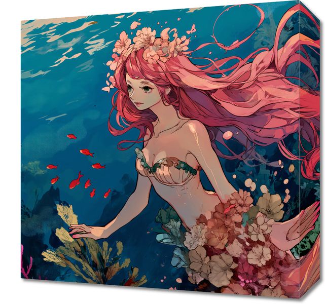 Obraz 40x40cm Nimfa Oceanu zdjęcie 1