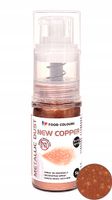 BARWNIK SPOŻYWCZY PYŁEK PERŁOWY Z POMPKĄ Metallic Copper - Miedź 5g