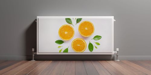 Mata MAGNETYCZNA Na Grzejnik Owoce Soczyste Pomarańcze 100cm x 60cm na Arena.pl