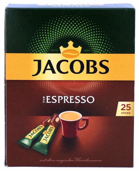 Kawa rozpuszczalna Jacobs Espresso w saszetkach 3x25 saszetek 45g z Niemiec zdjęcie 14