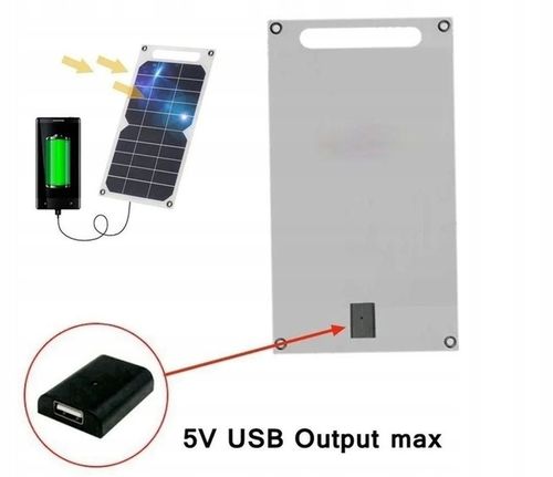 ŁADOWARKA SŁONECZNA DO TELEFONU PANEL SOLARNY 35W USB na Arena.pl