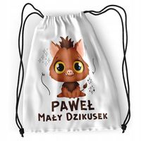 Plecak Sportowy Szkolny Dla Pawła Syna Dziecka Z Nadrukiem Ze Zdjęciem
