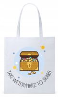 Dla Weterynarza Na Prezent Torba Eco Biała Shopper Z Nadrukiem Ze Zdjęciem
