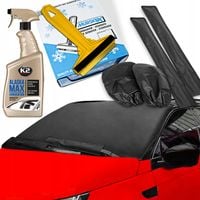 ZESTAW ZIMOWY auta MATA ANTYSZRONOWA LUSTERKA WYCIERACZKI SKROBACZKA ALASKA