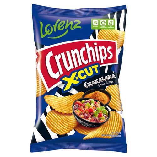 Crunchips X-Cut Chipsy ziemniaczane o smaku chakalaka 140 g na Arena.pl