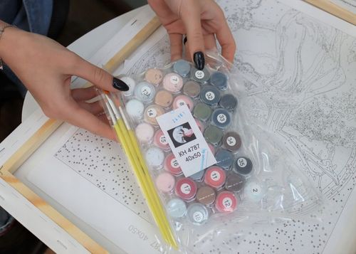 Obraz Malowanie po numerach Nieskazitelne piękno 40х40 IDEYKA NA RAMIE na Arena.pl