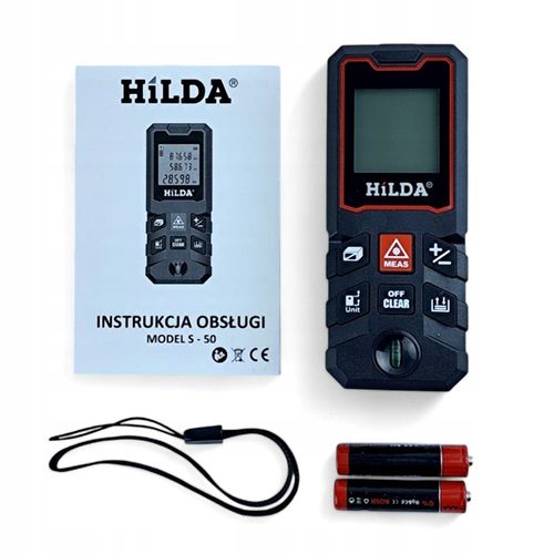 DALMIERZ LASEROWY HILDA S50 50M CYFROWY MIERNIK ODLEGŁOŚCI na Arena.pl