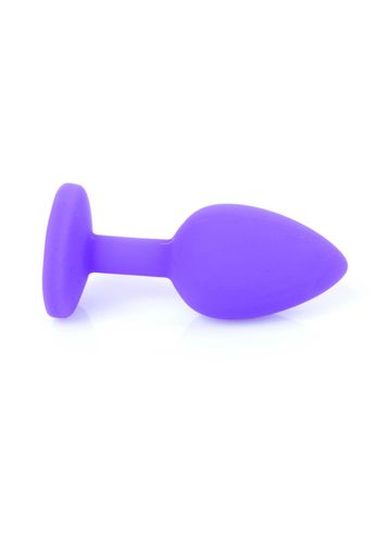 Plug-Jewellery Purple Silicon PLUG Small- Red Diamond na Arena.pl