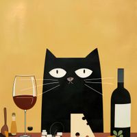 Plakat 60x60cm Gastronomiczna Uczta