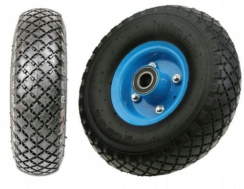 KÓŁKO DO WÓZKA TACZEK 3.0-4.0 260x85mm KOŁA KOŁO POMPOWANE 2PR MOCNE na Arena.pl