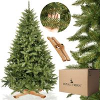 CHOINKA SZTUCZNA ŚWIERK KAUKASKI ROYAL TREES PREMIUM 220 cm GĘSTA PIĘKNA