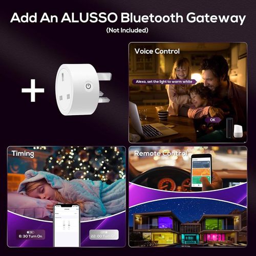 Lampki sufitowe LED 10W 800lm Bluetooth 4 sztuki na Arena.pl