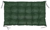 Poduszka ogrodowa 120x80 cm na ławkę palety wodoodporna zielona