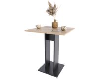 Stolik kuchenny Jula dąb sonoma/czarny