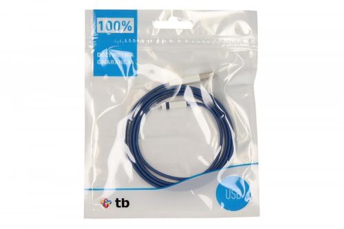 TB Kabel USB - Micro USB 1m. niebieski na Arena.pl