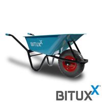 19706Taczka jednokołowa ogrodowa/budowlana niebieska do 250kg 100litrów