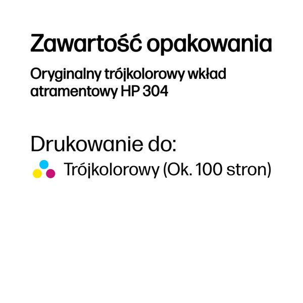 Tusz HP 304 Tri-Color zdjęcie 12