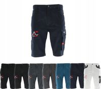 Spodnie krótkie robocze do pasa z HAFTEM LOGO firmowe reklamowe 5 szt.