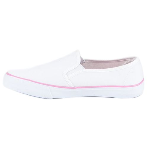 Białe tekstylne slipony r.38 na Arena.pl