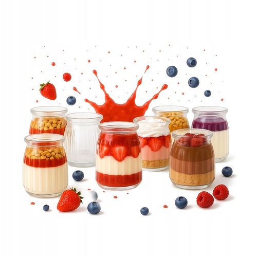 20x POJEMNIKI SŁOIKI NA DESERY 150ml SŁOIK PRĄZKI Na Deserki Do Deserów na Arena.pl