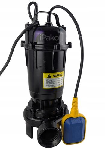 MOCNA POMPA Z PŁYWAKIEM DO WODY SZAMBA Z ROZDRABNIACZEM i NOŻEM TNACYM na Arena.pl