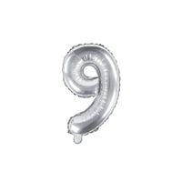 Balon Srebrny 9 - Elegancka dekoracja na każdą wyjątkową okazję