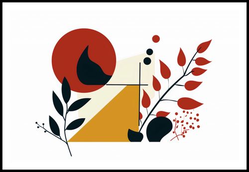 Plakat 91,5x61cm Ogień i Flora na Arena.pl