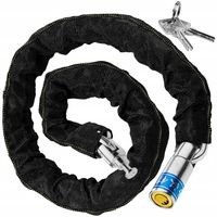 ZAPIĘCIE ROWEROWE ŁAŃCUCH BLOKADA ZAMEK MOTOR