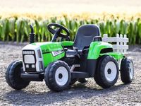 SUPER TRAKTOR BLOW - NA AKUMULATOR Z PRZYCZEPĄ, MIĘKKIE KOŁA