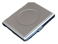 Papierośnica Metalowa Gładka 9,5x8 cm – Etui na Papierosy Tłoczony Wzór