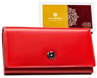 portfel damski skórzany ptn 1680166-ngv-5816 red