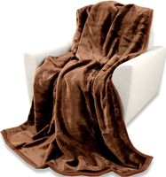 Koc Jednokolorowy Gładki Elway 03-12 - Brązowy