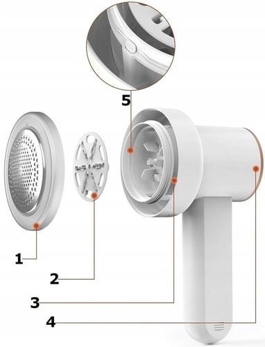 GOLARKA DO UBRAŃ AKUMULATOROWA MASZYNKA 3 TRYBY USB-C 2000mAh 4x 6 na Arena.pl