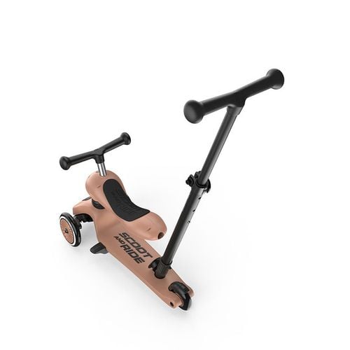 Jeździk i Hulajnoga Scootandride 2W1 z rączką do prowadzenia Mocha Highwaykick 1 Push and Go na Arena.pl