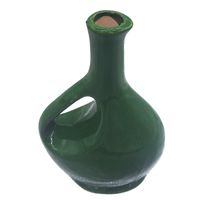 Ręcznie Robiony Zielony Dzbanek Ceramiczny – Unikalny Akcent do Domu