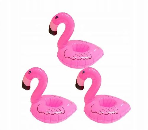 12 x DMUCHANY UCHWYT NA NAPOJE Podstawka Do Drinków FLAMING Podkładka BASEN na Arena.pl