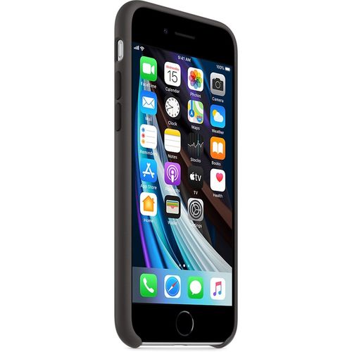 Apple Silicone Case - Etui do iPhone SE (2. gen.) (czarny) na Arena.pl