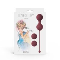 vaginal balls set love story diva wine red