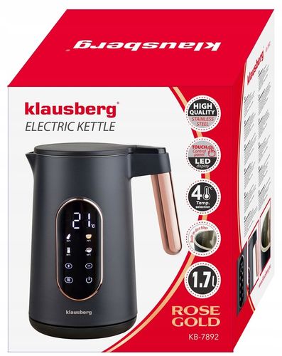 Czajnik elektryczny 1.7L z regulacją temperatury panel sterowania dotyk LCD na Arena.pl