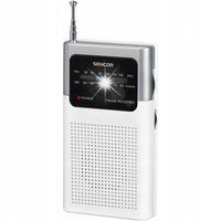 SENCOR kieszonkowe przenośne radio AM/FM jack 3.5 na baterie