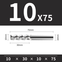 Frez Trzpieniowy VHM 3-Ostrzowy Rozmiar: Ø10x30x10Dx75L
