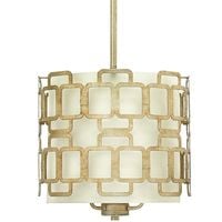 LAMPA wisząca Sabina HK-SABINA-3P Elstead HINKLEY metalowa OPRAWA okrągły zwis złoty biały